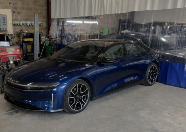 lucid certified collision repair to blue air