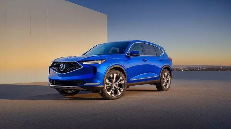 Blue Acura