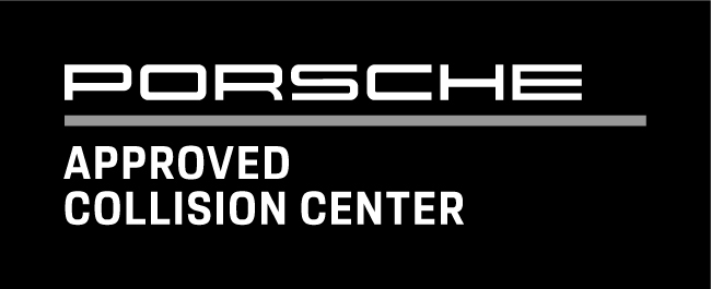 Porsche Approved Collision Center logo