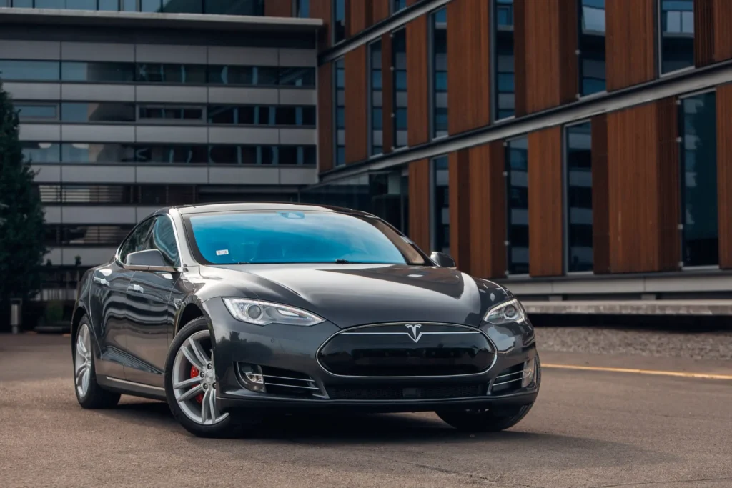 tesla certified collision repair car