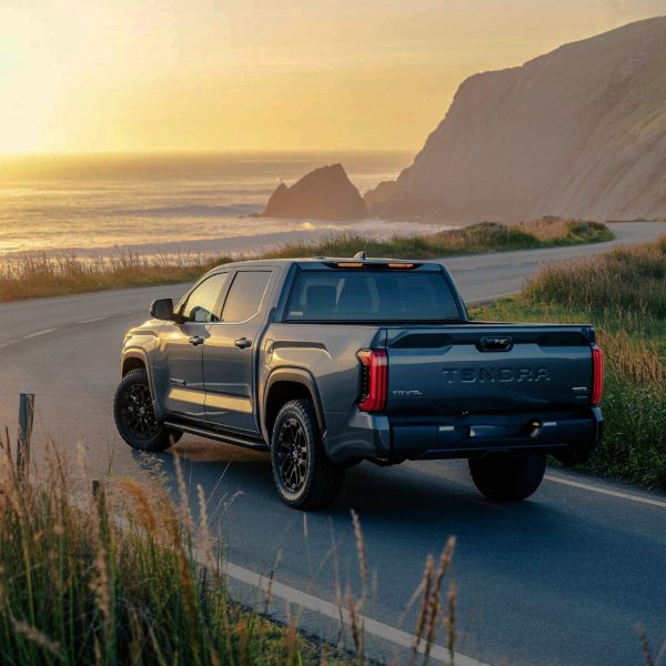 Toyota-Tundra-Truck-on-Ocean-Highway-Toyota-Certified-Collision-Repair-Aliotos-Auto-Body