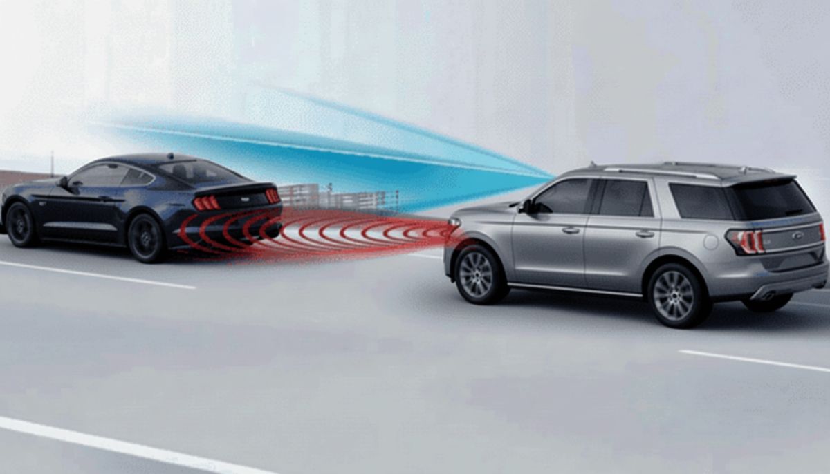 Red-Acura-suv-showing-ADAS-underneath-for-certified-collision-repair-at-Aliotos-Auto-Body