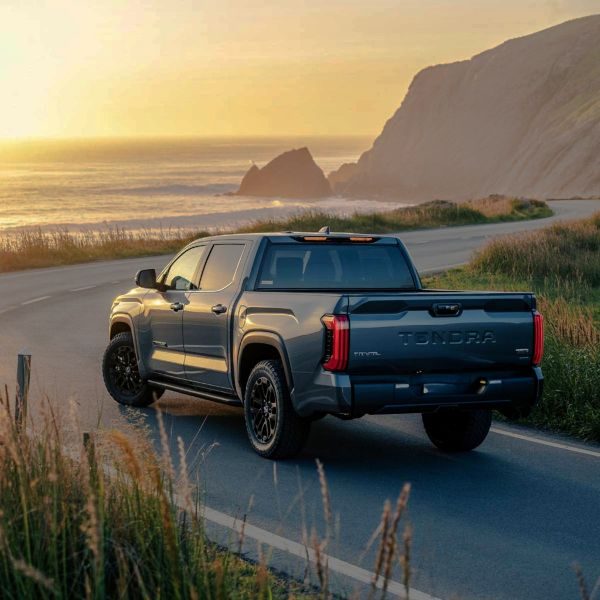 Toyota-Tundra-Truck-on-Ocean-Highway-Toyota-Certified-Collision-Repair-Aliotos-Auto-Body
